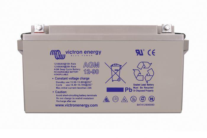Victron Energy AGM Dual Purpose Battery 12V 90Ah – BAT412800084-Powerland