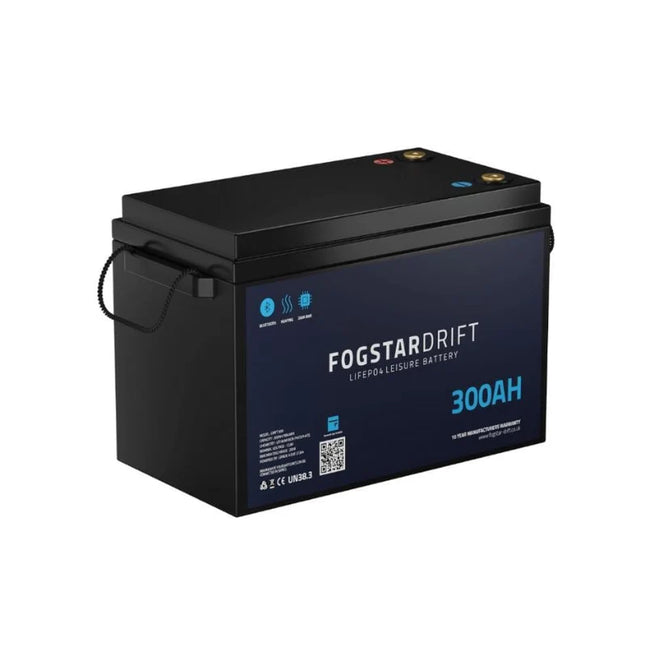 Lithium Leisure Battery - Fogstar Drift 12v 300Ah - Powerland.co.uk