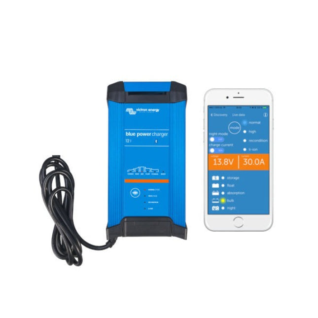 Victron Energy Blue Smart IP22 Charger 12/20(3) 230V UK – BPC122043022-Powerland