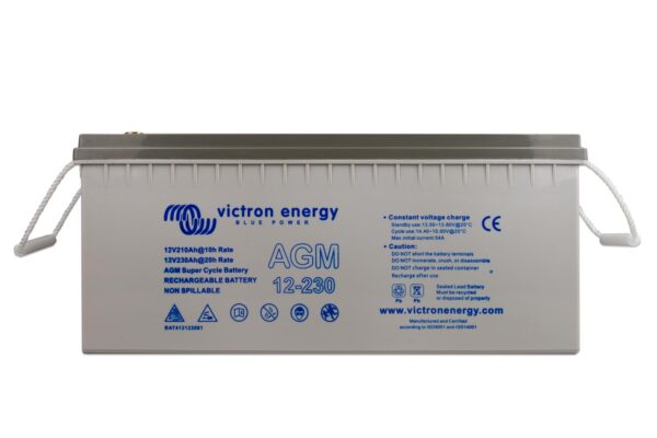 Victron Energy AGM Super Cycle Battery 12V 230Ah (M8) – BAT412123081-Powerland