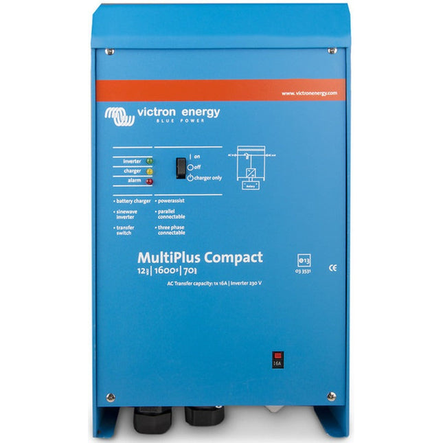 Victron Energy MultiPlus Compact 12/1600/70-16 VE.Bus – CMP121620000-Powerland