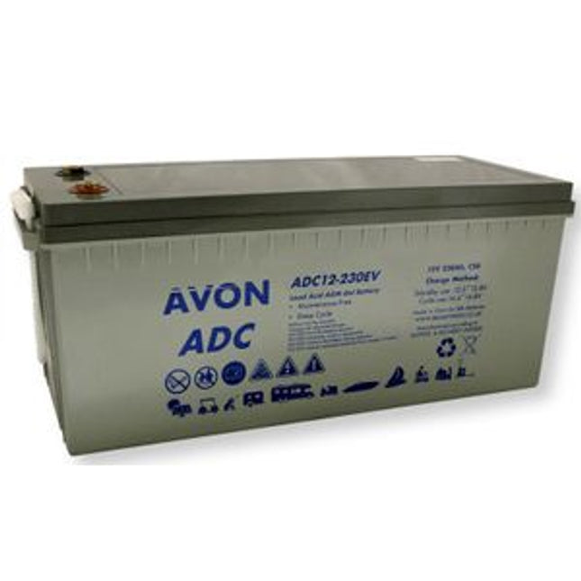 ADC12-230EV AVON DEEP CYCLE AGM GEL BATTERY 230AH-Powerland