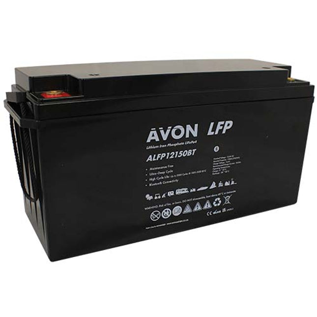 AVON LITHIUM LIFEPO4 BATTERY 12V 150AH BLUETOOTH-Powerland