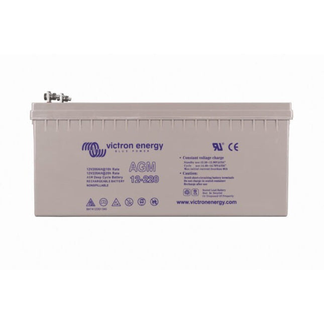 Victron Energy 12V 220Ah AGM Deep Cycle Battery - BAT412201085 (M8)-Powerland