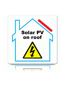PV on Roof Hazard Labels - Powerland Renewable Energy