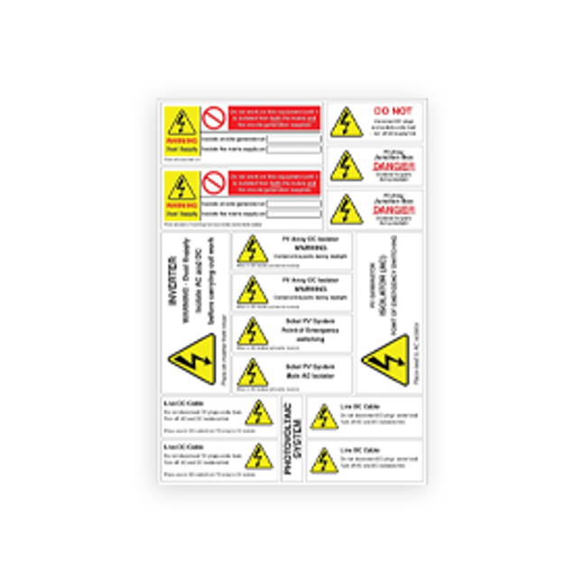 Hazard Label - Powerland Renewable Energy