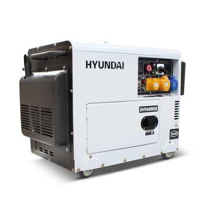 DHY6000SE - 5.2kW 115v/230v diesel generator silenced 3000rpm air-cooled - Powerland Renewable Energy