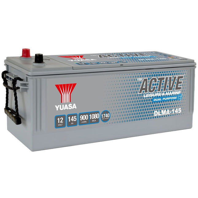 DLMA-145 YUASA YBX ACTIVE LEISURE & MARINE DUAL BATTERY 12V-Powerland