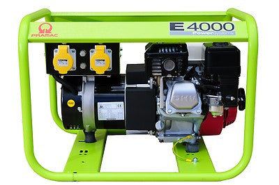 E4000 +HUK, Single phase, 230/115V, 50Hz, Honda Engine Stage V, Hand start / Petrol - Powerland Renewable Energy
