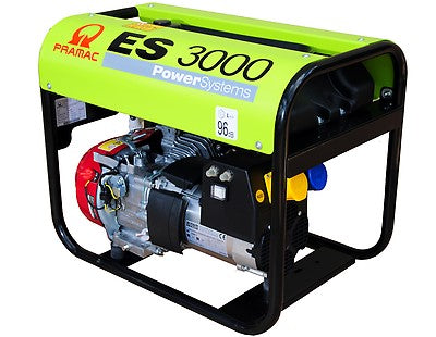 ES3000 +HUK, Single phase, 230/115V, 50Hz, Honda Engine Stage V, Hand start / Petrol - Powerland Renewable Energy