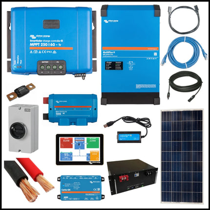 ESS Kit – Victron Energy 4kW Kit with 2.8kW Solar Array and 10.2kWh TN Power Li-PO4 Battery