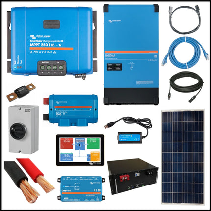 ESS Kit – Victron Energy 8kW Kit with 4.3kW Solar Array and 15.2kWh TN Power Li-PO4 Battery