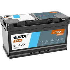 EXIDE 019 EFB CAR BATTERY 100AH EL1000 - Powerland.co.uk