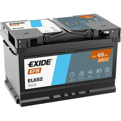 EXIDE 100 START STOP EFB CAR BATTERY 65AH EL652 - Powerland.co.uk