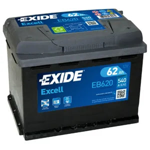 EB620 EXIDE EXCELL CAR BATTERY 027SE - Powerland Renewable Energy