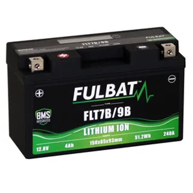 FLT7B/9B Fulbat Lithium BMS Function Motorcycle Battery 12.8V 4Ah