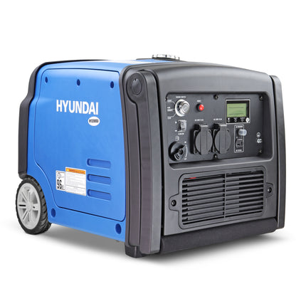HY3200SEi - 3200w inverter generator, built in wheelkit, remote elec start, pure sine wave, includes accessories and 600ml of oil - Powerland Renewable Energy