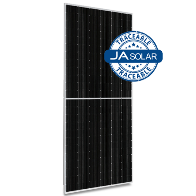 JA Solar 600W n-type Bifacial Double Glass Half-Cell MBB Traceable LB MC4
