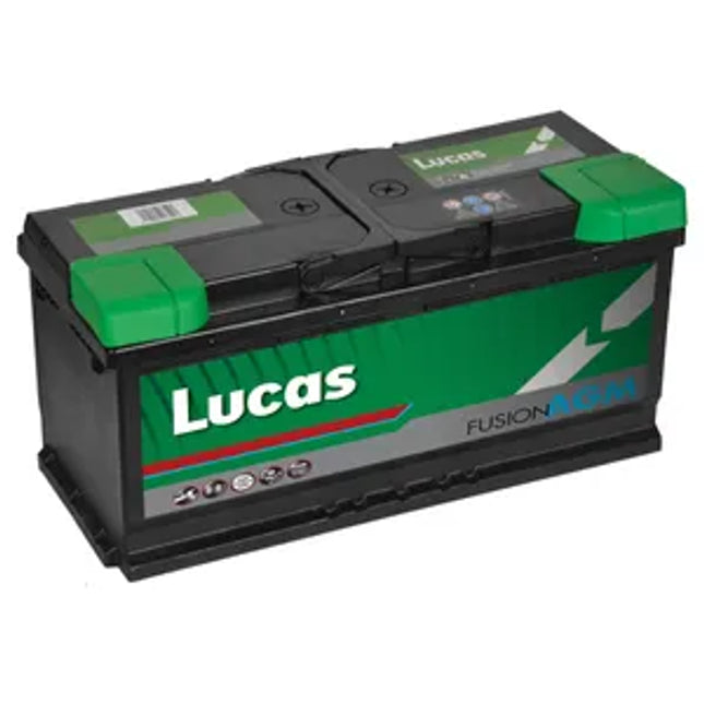 LF020 LUCAS FUSION AGM CAR BATTERY 12V 105AH - Powerland Renewable Energy