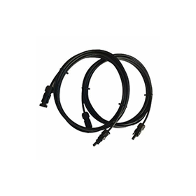 Staubli MC4 Pre terminated cable 2m (Pack of 2) - Powerland Renewable Energy