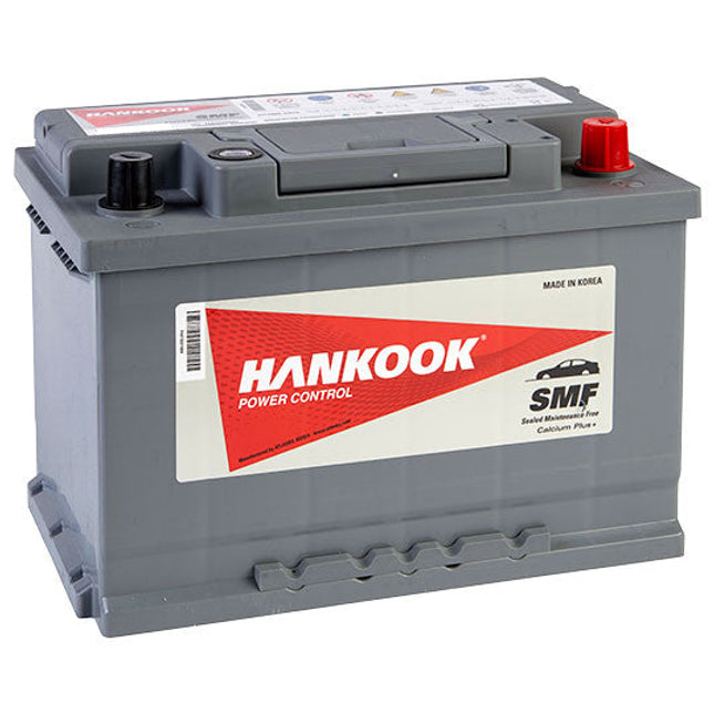 096 Hankook MF57412 Starter Car Battery 12V 74AH CCA (EN) 680A-Powerland