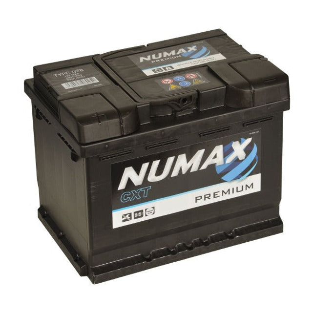 078 NUMAX CAR BATTERY 12V 56AH CCA (EN) 480-Powerland