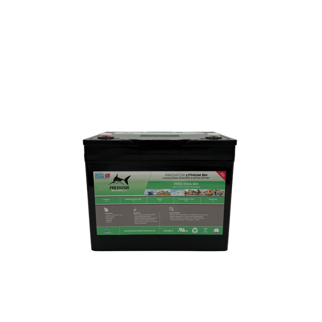Predator PR12-100A-BH 12v 100ah Bluetooth And Heating