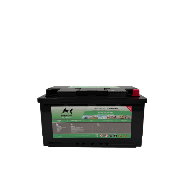 Predator PR12-100D-BH 12v 100ah Bluetooth And Heating