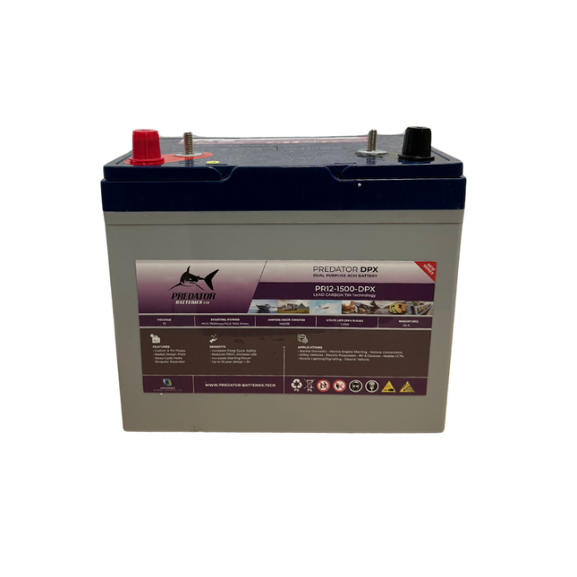 Predator PR12-1500DT-DPX Dual Purpose Extreme 12v 100ah 750cca
