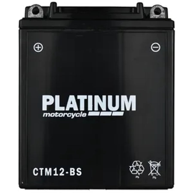 CTM12-BS PLATINUM AGM Motorcycle Battery