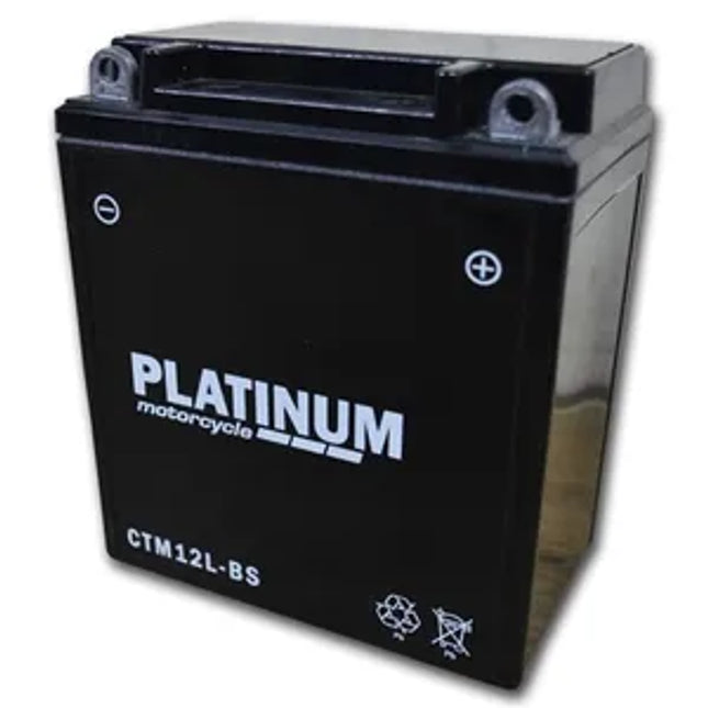 CTM12L-BS PLATINUM AGM Motorcycle Battery