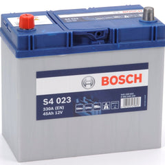 S4 023 BOSCH CAR BATTERY 12V 45AH (CCA 330 amps) Type 049 S4023-Powerland