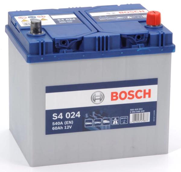 S4 024 BOSCH CAR BATTERY 12V 60AH (CCA 540 amps) Type 005 S4024-Powerland