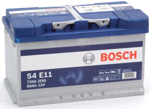 S4 E11 BOSCH CAR BATTERY 12V 80AH (CCA 730 amps) Type 115EFB S4E11-Powerland