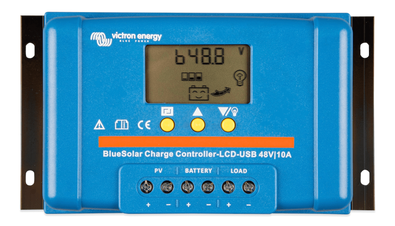 Victron Energy BlueSolar PWM LCD&USB 48V 10A – SCC040010050-Powerland