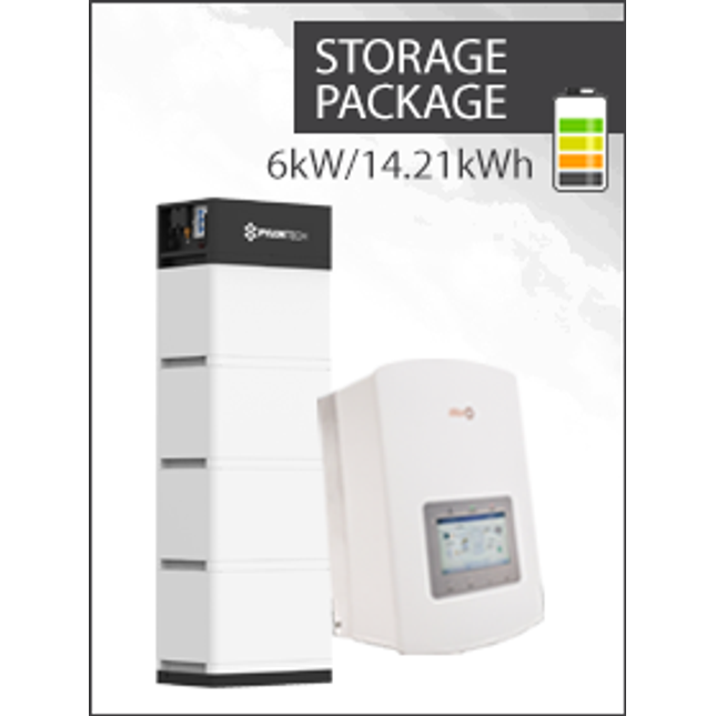 Solis Hybrid 6Kw-5G / Pylon L2 14.21Kwh Package Battery