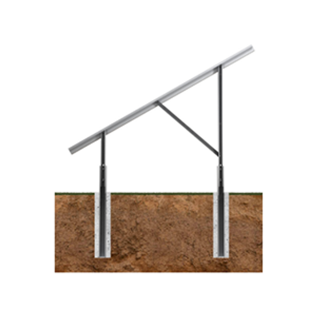 Solarport 1.5 meter Pile Concrete Foundation Package