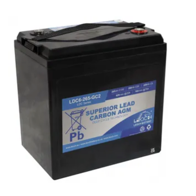 Leoch Superior Lead Carbon Agm 6V 285Ah Battery Ldc6-265-Gc2
