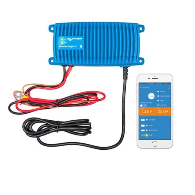 Victron Energy Blue Smart Ip67 Charger 12/17 (1) 12V 17A Uk – Bpc121747026 Battery