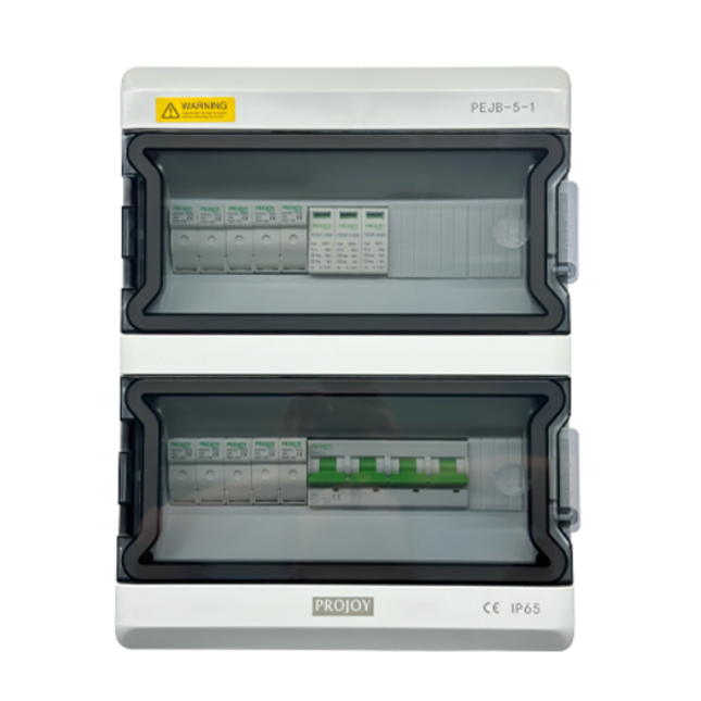 Projoy DC Junction Box - Five String Input with MC4 Connectors