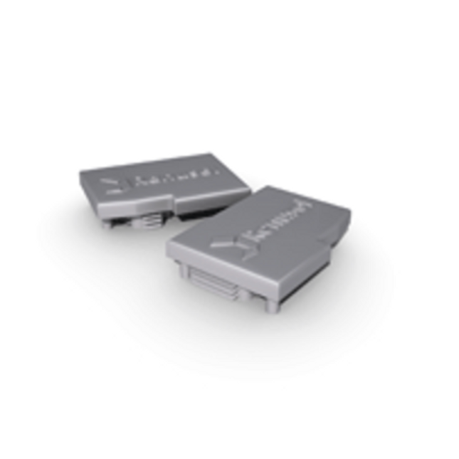 VarioSole + End Cap 50X37 rail - RIGHT/LEFT Grey (1 pair)