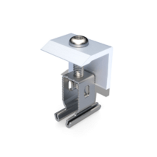 End Clamp+ 30 - 50mm Silver