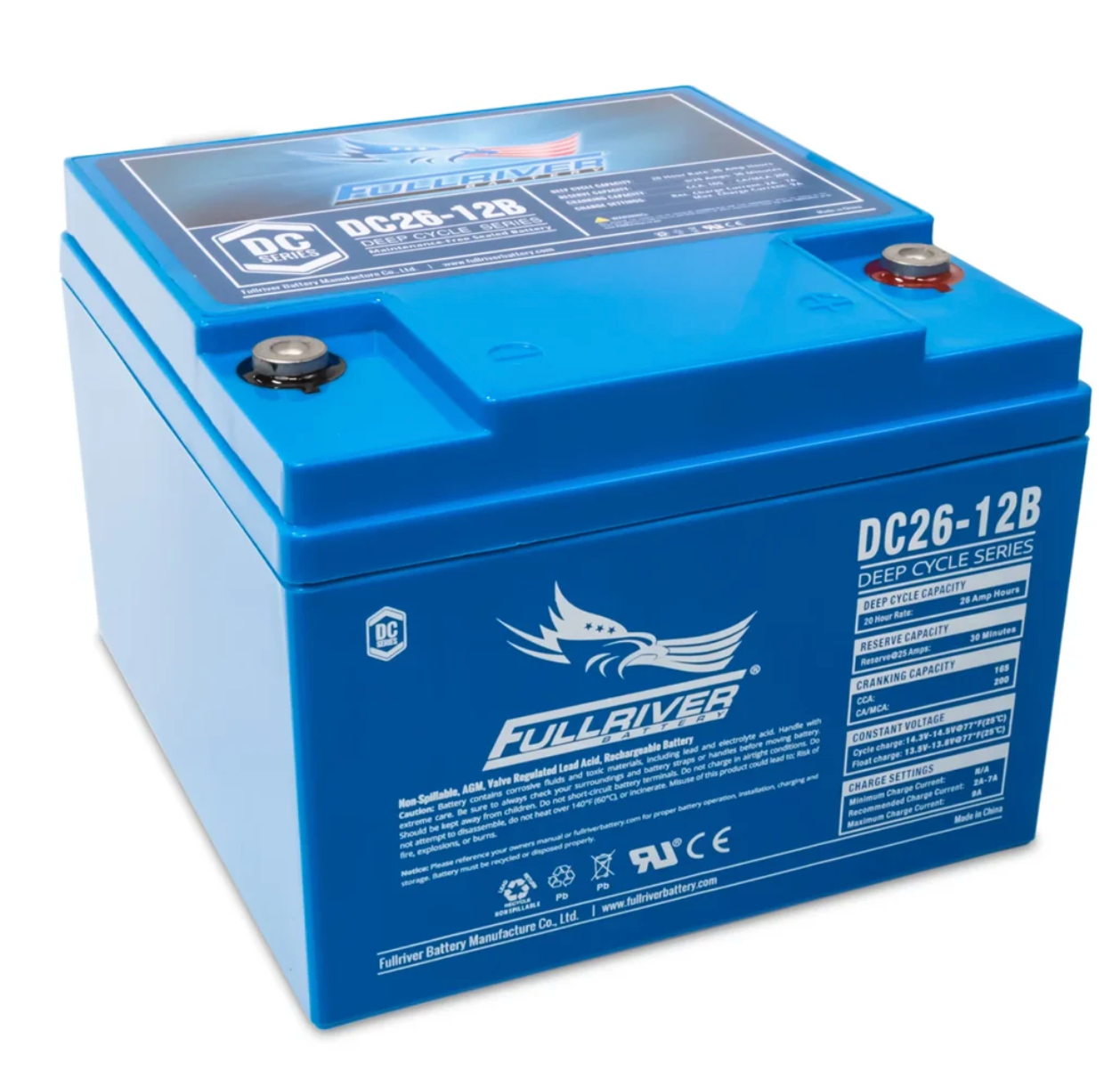 Fullriver Dc Fullriver DC Series 12V 26Ah (DC26-12B) – Powerland.co.uk