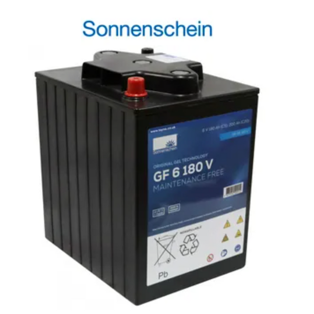 GF06180V SONNENSCHEIN GEL BATTERY (GF 06 180 V) 6V 200AH