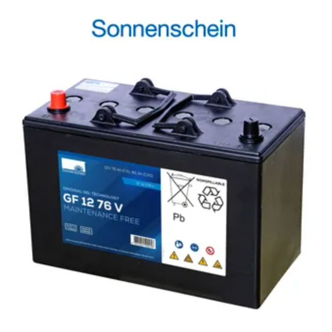 GF12076V SONNENSCHEIN BATTERY GF1276V GF12070V 12V 79AH