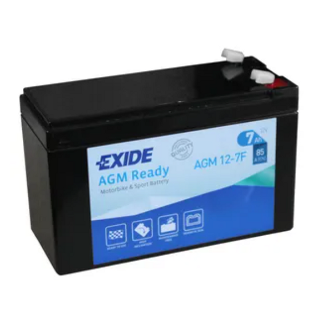 AGM12-7F Exide AGM Ready Motorcycle Battery 12V (4923)