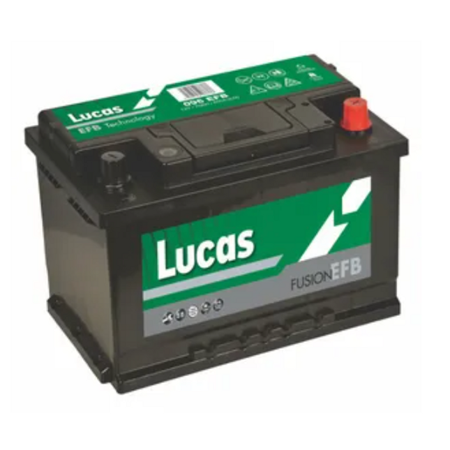 LE096 Lucas EFB Start Stop Car Battery 12V 70Ah