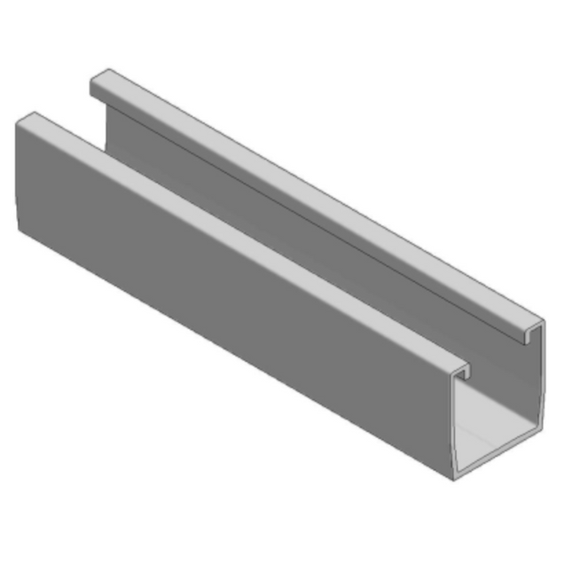 VDV Alu Trapezoidal Profile L=440mm + EPDM