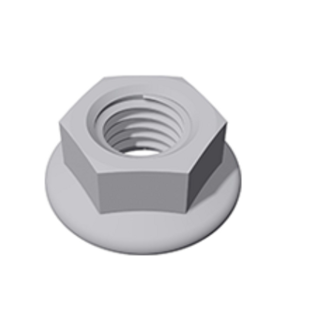 Serrated M10 flange nut