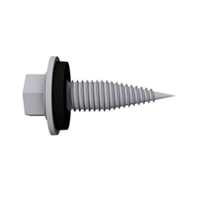 Thin sheet metal screw 6.0 x 22 A2 with Oz gasket